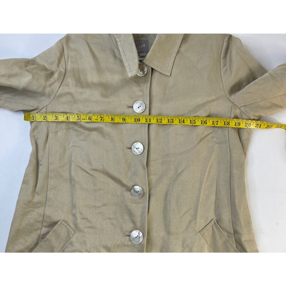 J. Jill Linen Collared Lightweight Jacket - image 3